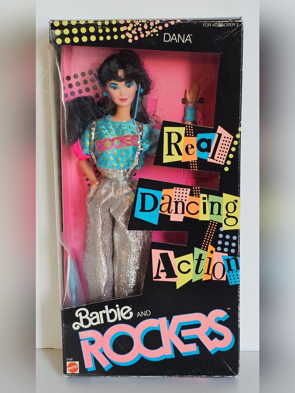 Rare Barbie and The Rockers Dana "Real Dancing Action" 1986 NEW IN BOX